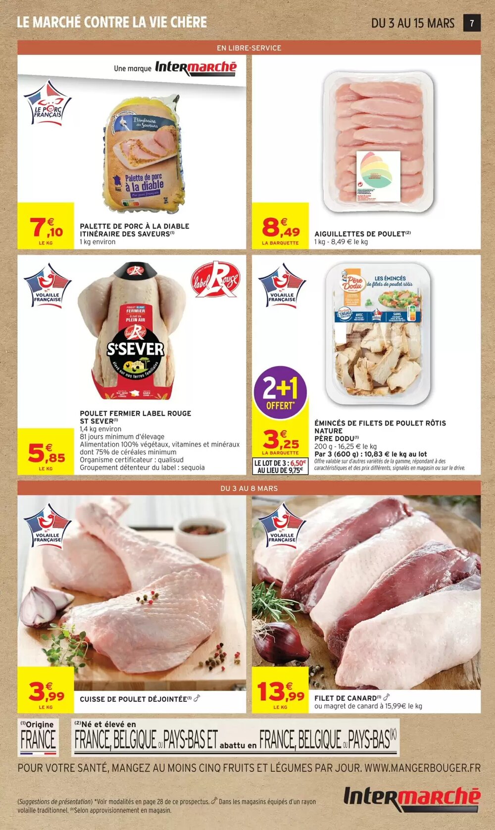 Prospectus promotionnel Intermarché valable à partir du 03/03/2026 - Page 7.