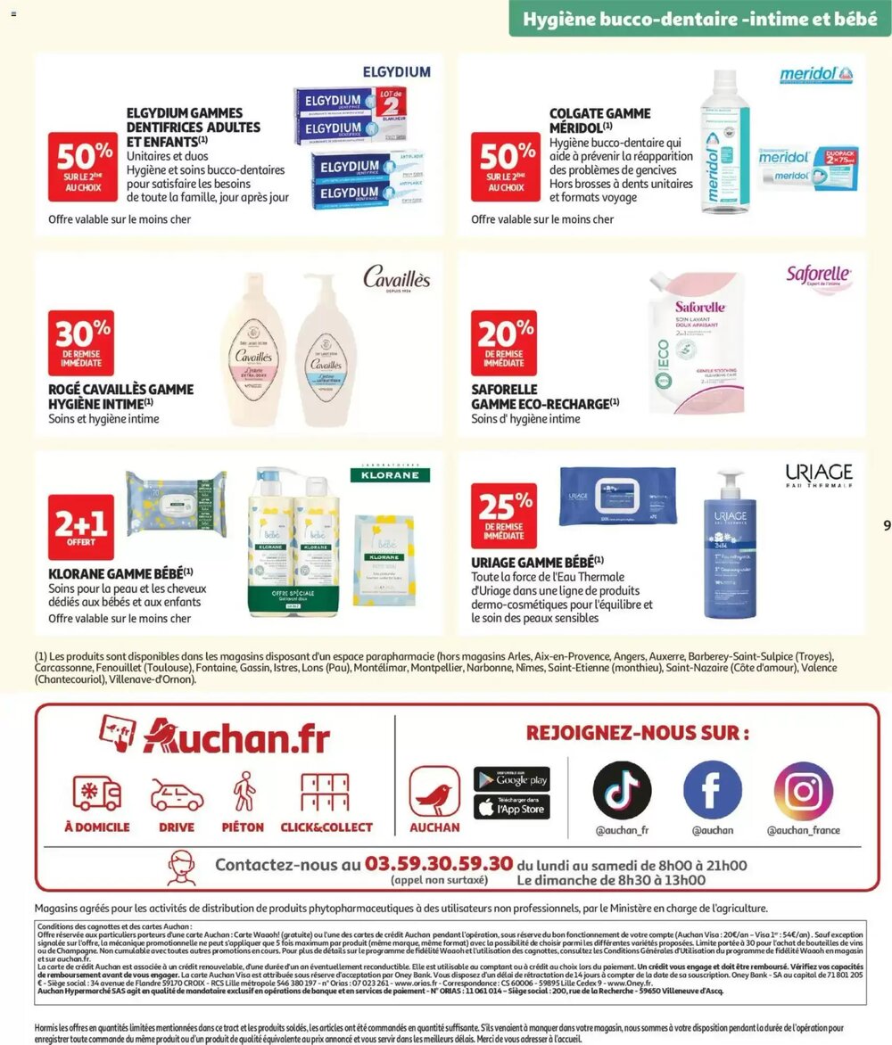 Prospectus promotionnel Auchan valable à partir du 03/03/2026 - Page 9.