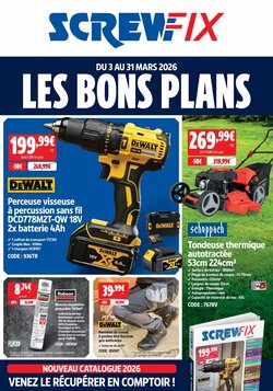 Prospectus promotionnel Screwfix valable à partir du 03/03/2026