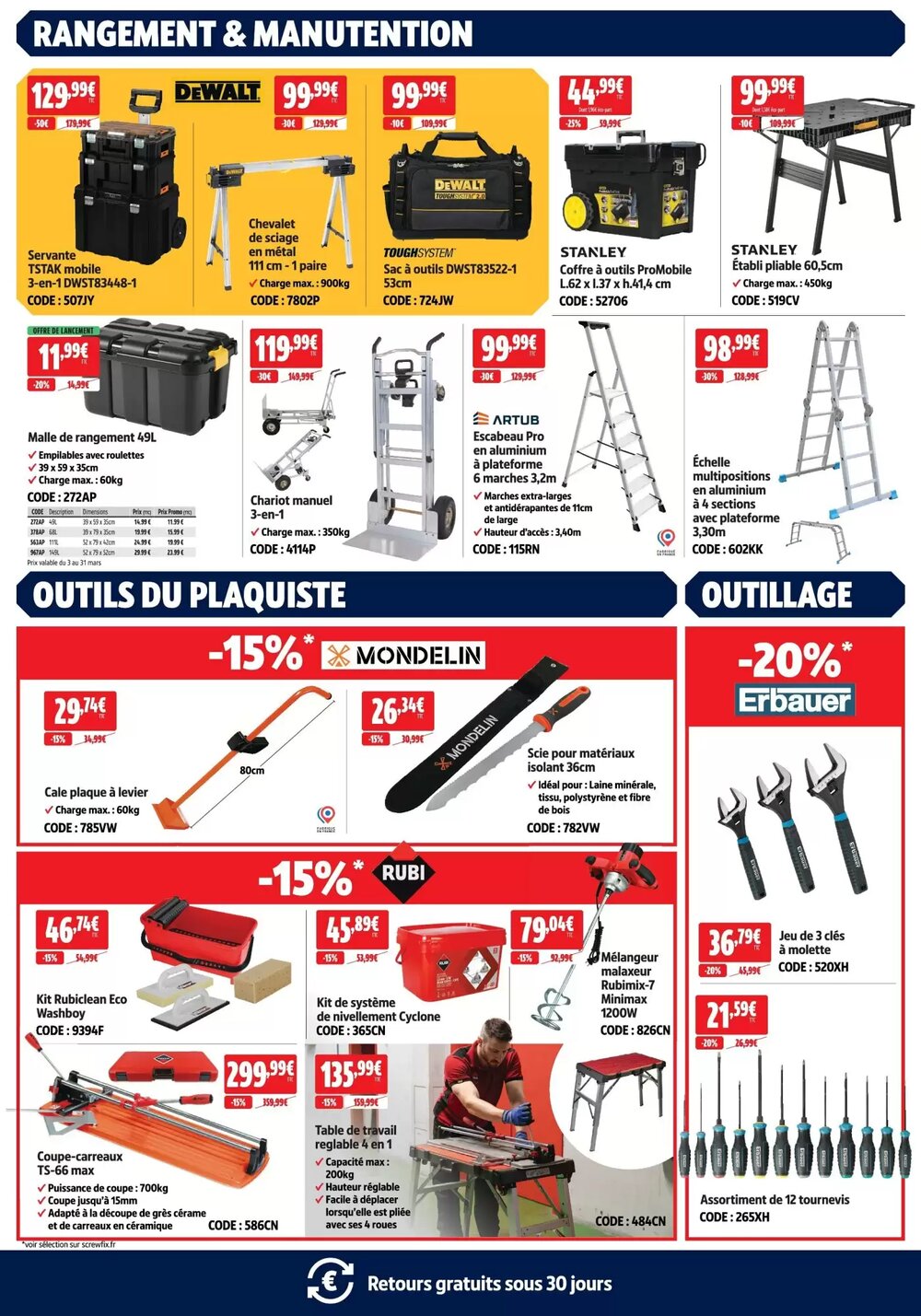 Prospectus promotionnel Screwfix valable à partir du 03/03/2026 - Page 4.