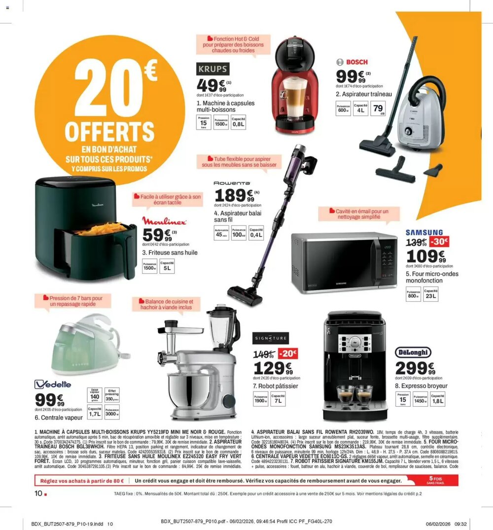 Prospectus promotionnel BUT valable à partir du 03/03/2026 - Page 10.