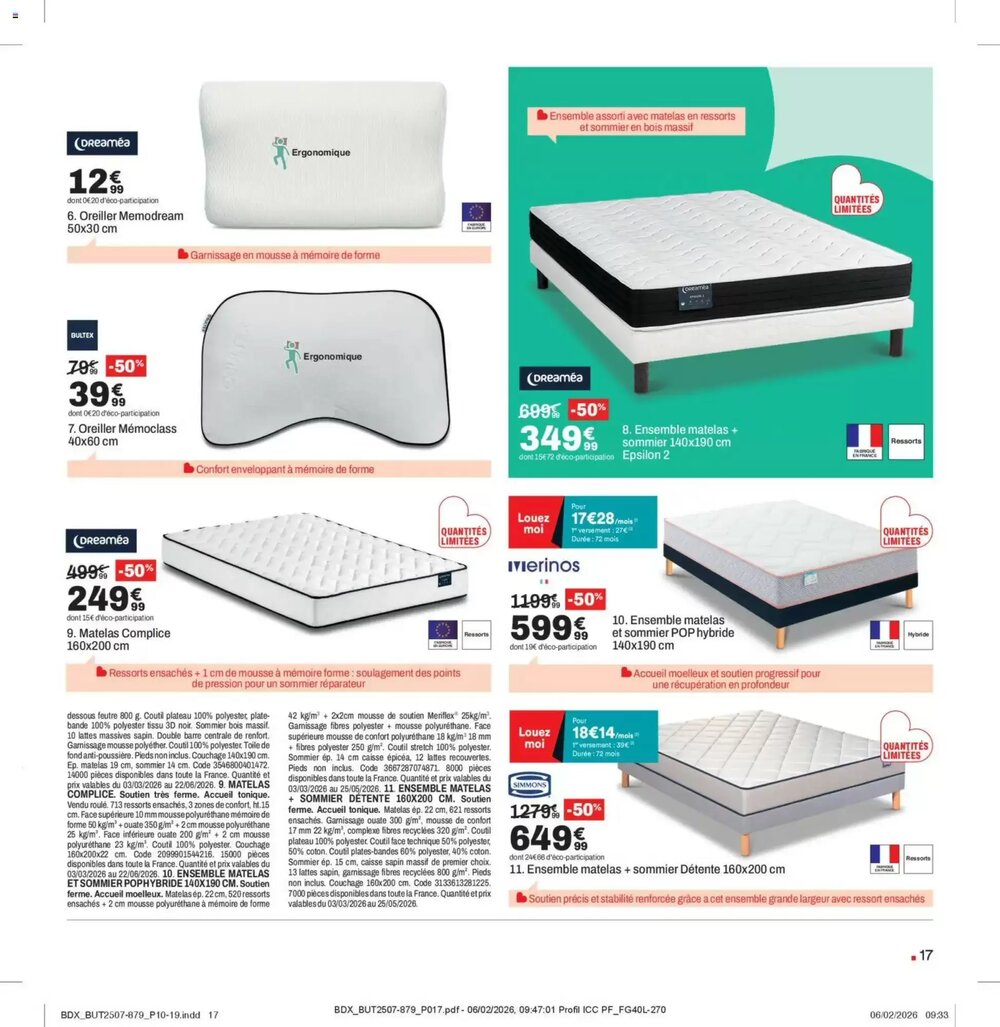 Prospectus promotionnel BUT valable à partir du 03/03/2026 - Page 17.