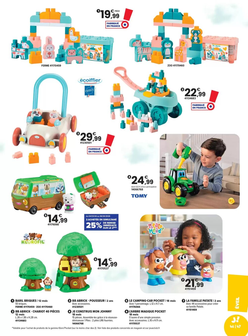 Prospectus promotionnel JouéClub valable à partir du 04/03/2026 - Page 47.