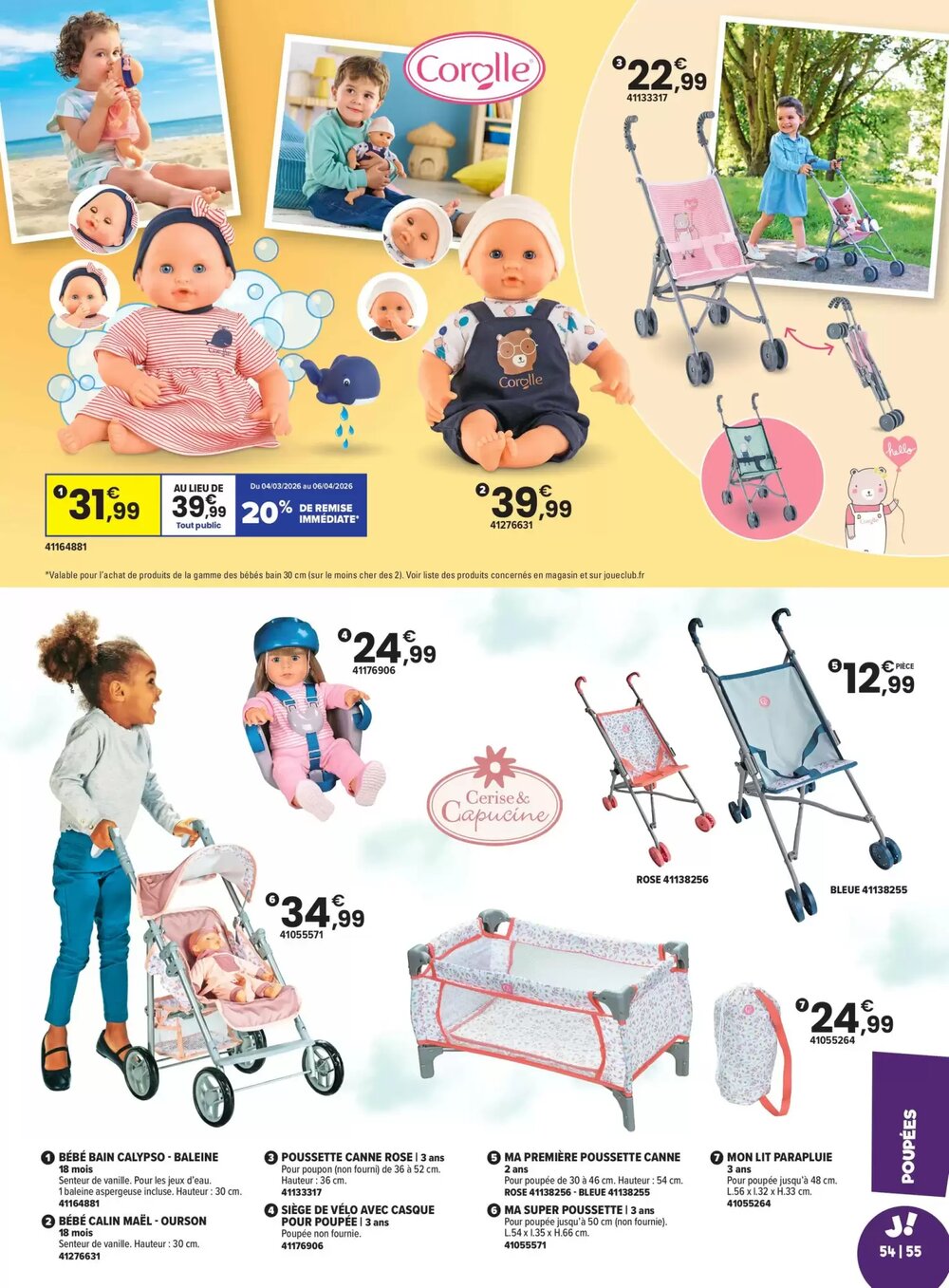 Prospectus promotionnel JouéClub valable à partir du 04/03/2026 - Page 55.
