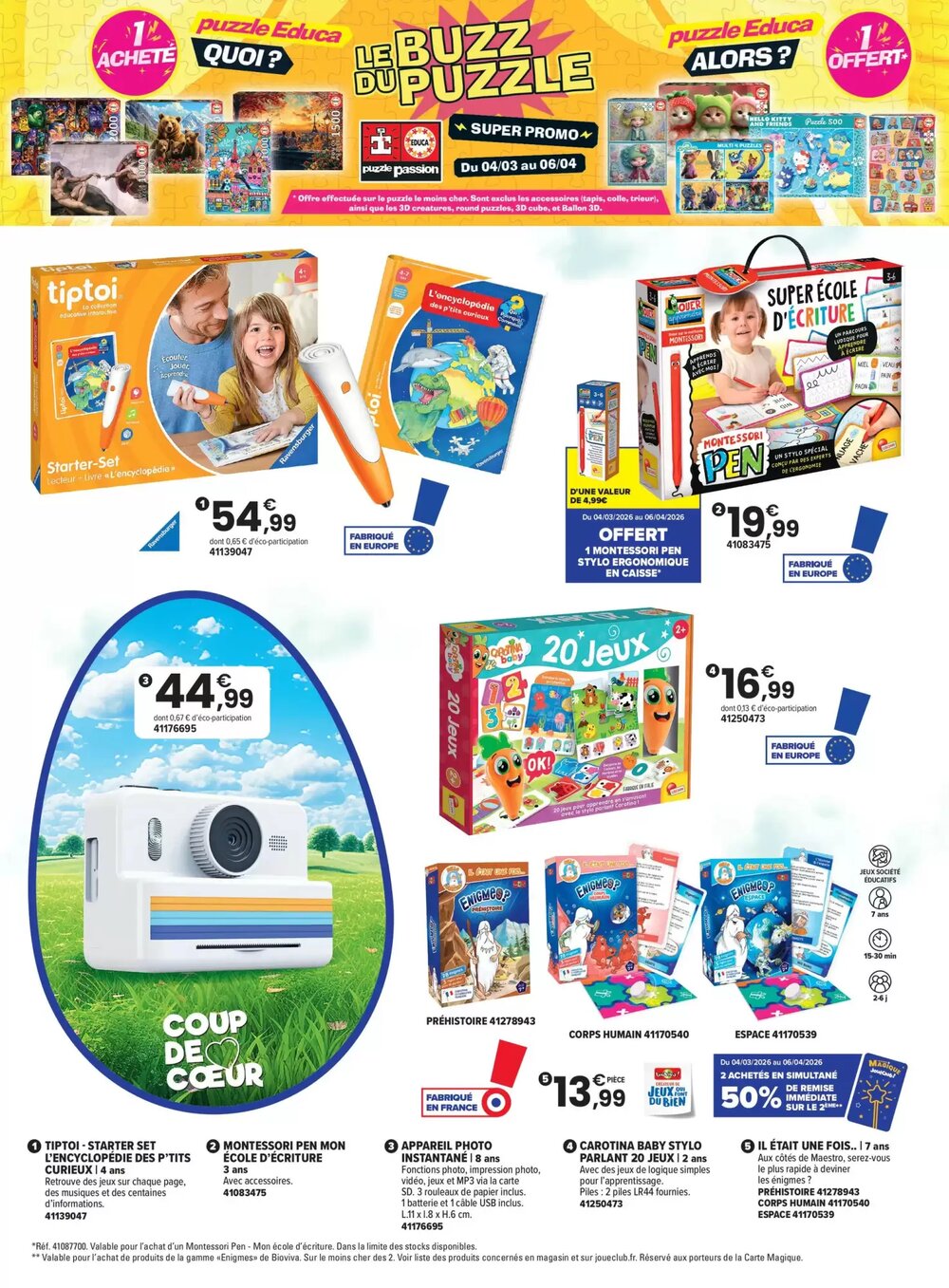 Prospectus promotionnel JouéClub valable à partir du 04/03/2026 - Page 64.