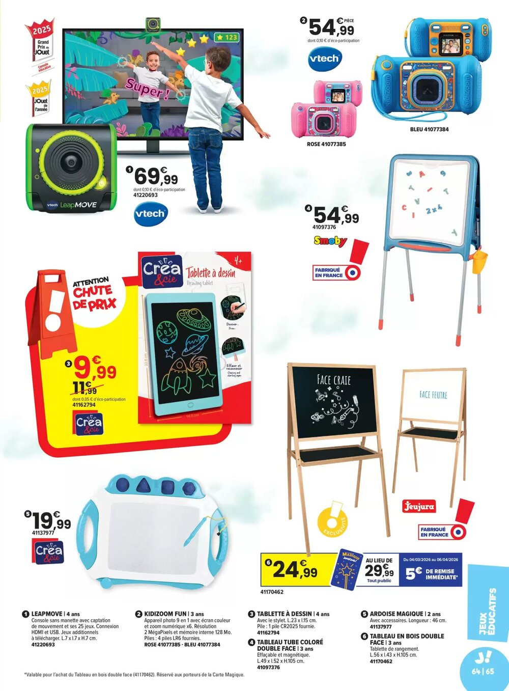 Prospectus promotionnel JouéClub valable à partir du 04/03/2026 - Page 65.