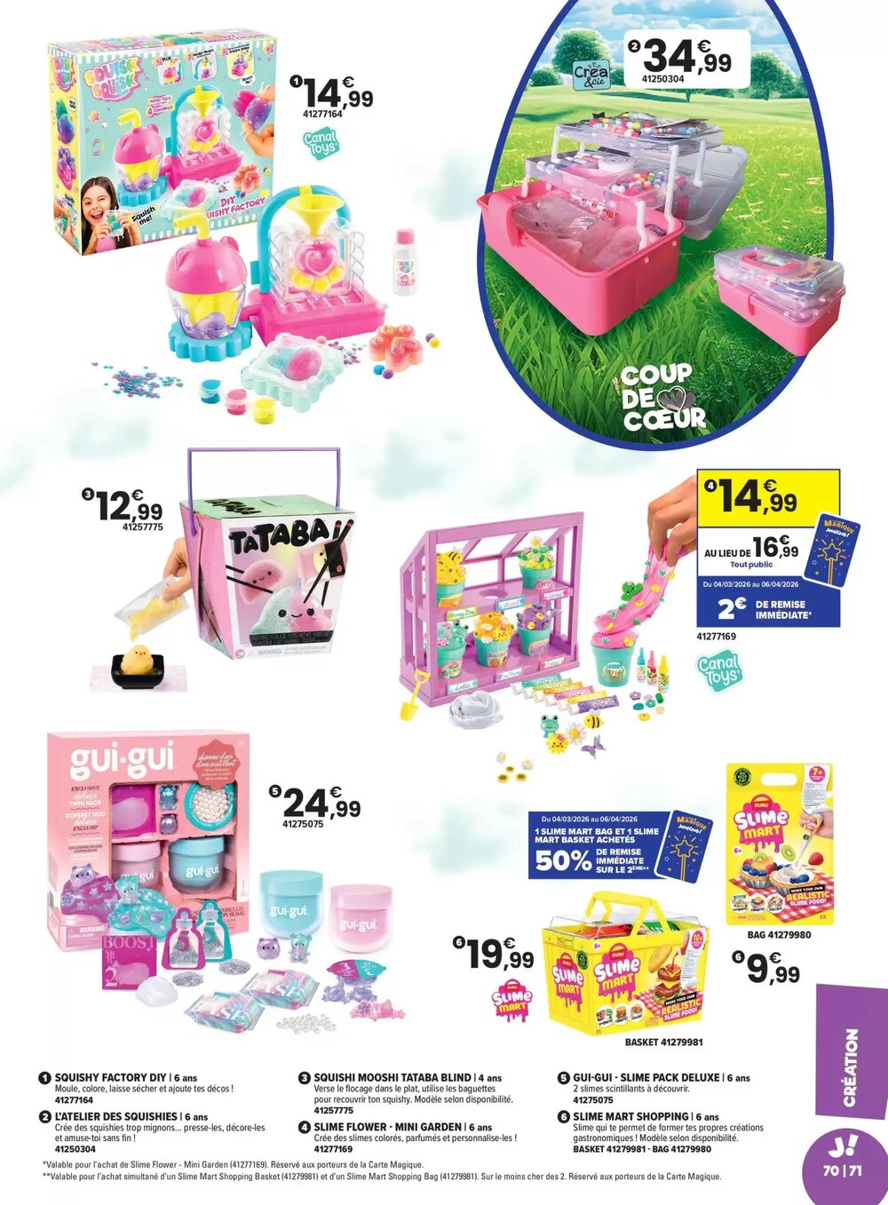 Prospectus promotionnel JouéClub valable à partir du 04/03/2026 - Page 71.