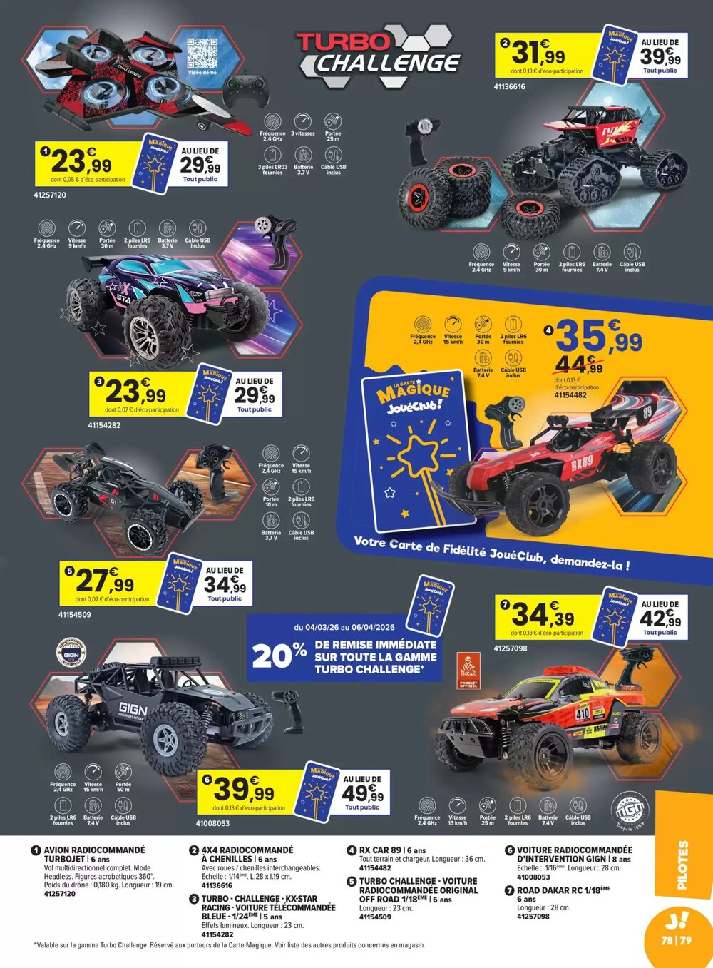 Prospectus promotionnel JouéClub valable à partir du 04/03/2026 - Page 79.