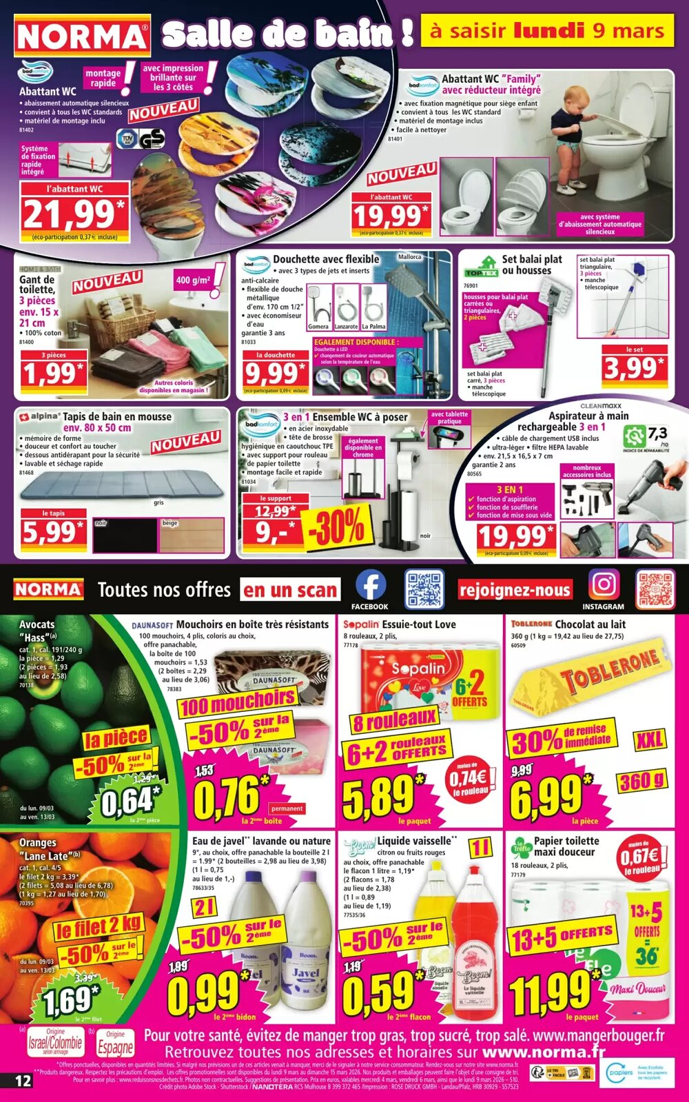 Prospectus promotionnel Norma valable à partir du 04/03/2026 - Page 12.