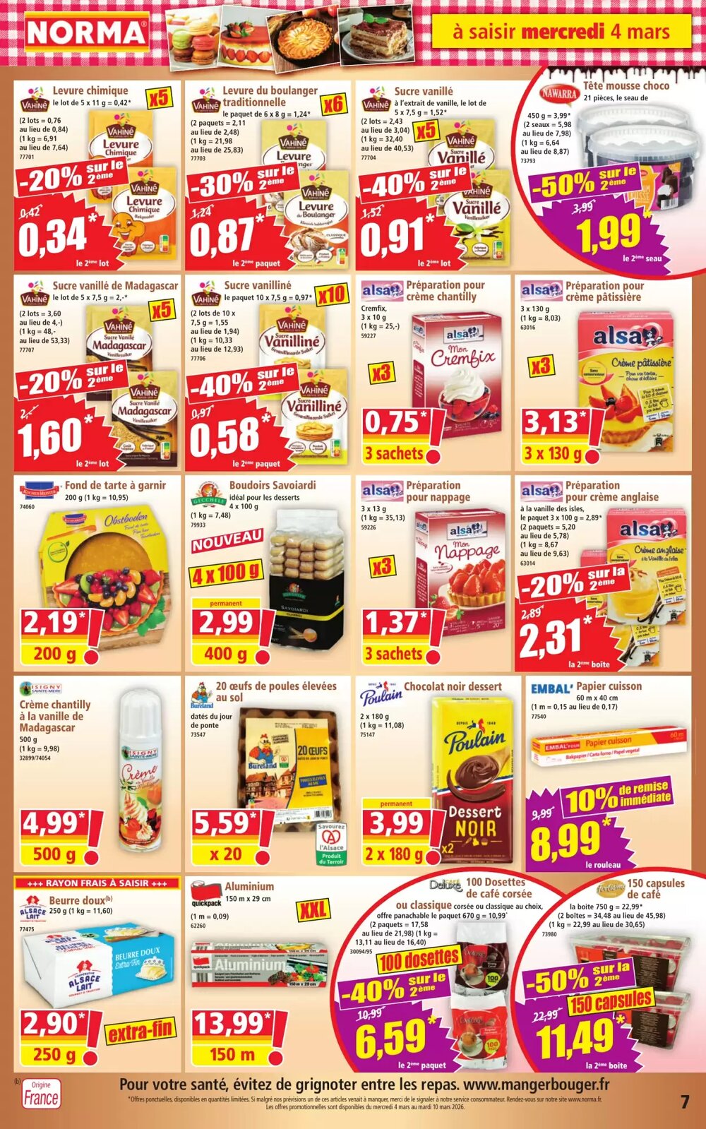 Prospectus promotionnel Norma valable à partir du 04/03/2026 - Page 7.