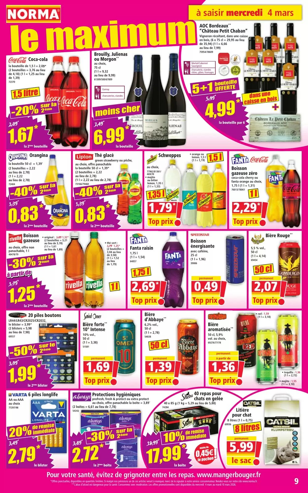 Prospectus promotionnel Norma valable à partir du 04/03/2026 - Page 9.