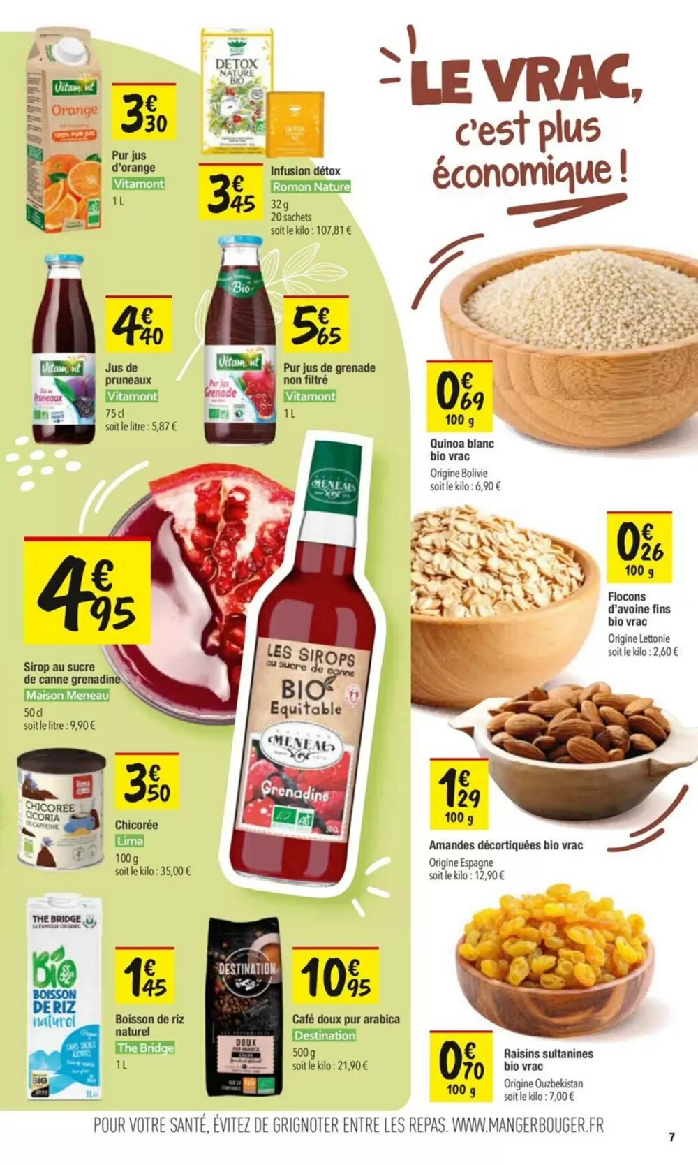 Prospectus promotionnel Les Comptoirs de la Bio valable à partir du 04/03/2026 - Page 7.
