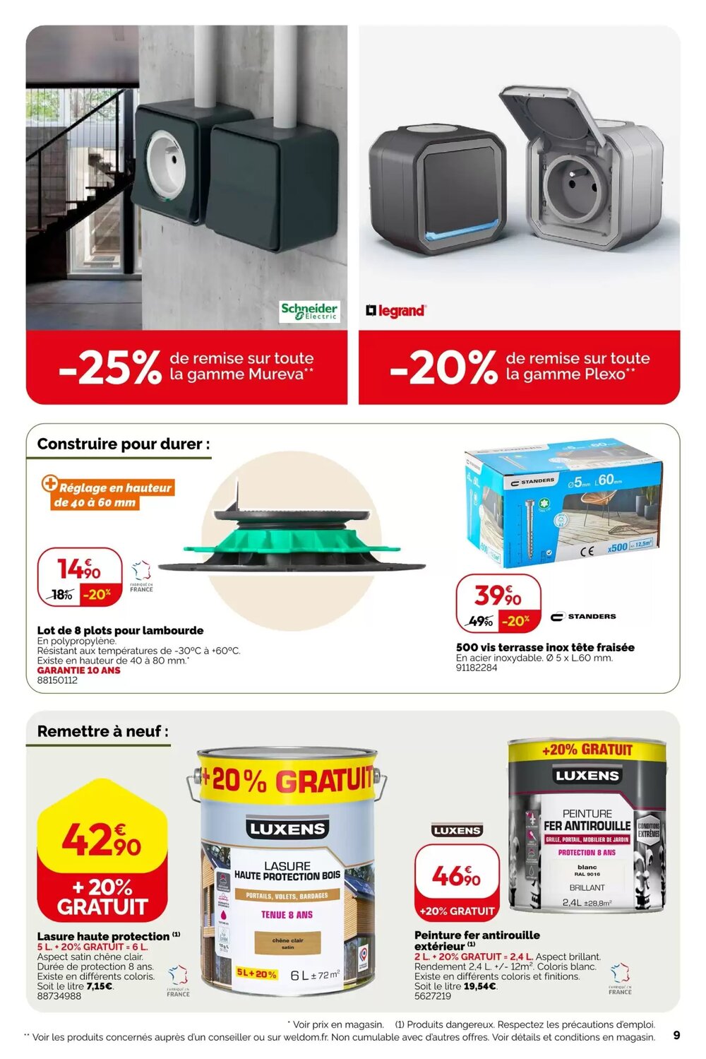 Prospectus promotionnel Weldom valable à partir du 04/03/2026 - Page 9.