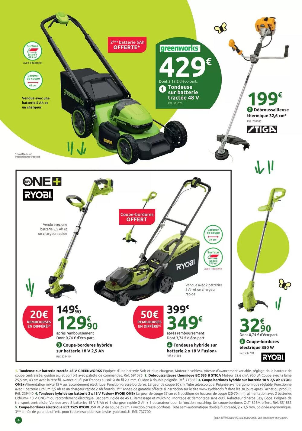 Prospectus promotionnel Mr Bricolage valable à partir du 04/03/2026 - Page 4.