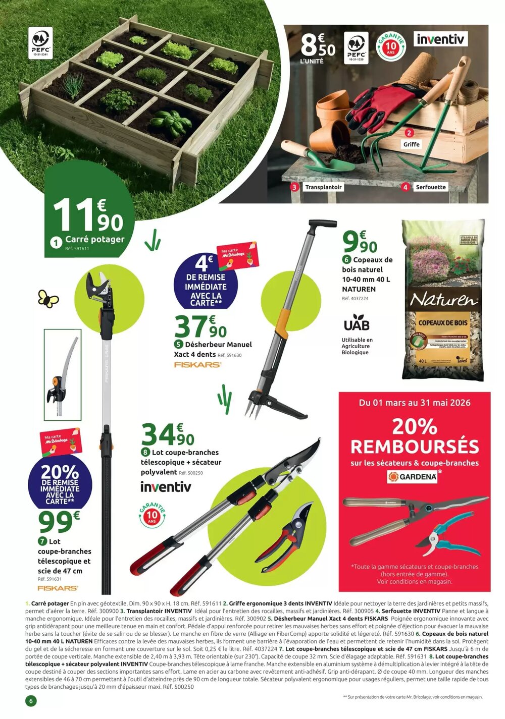 Prospectus promotionnel Mr Bricolage valable à partir du 04/03/2026 - Page 6.