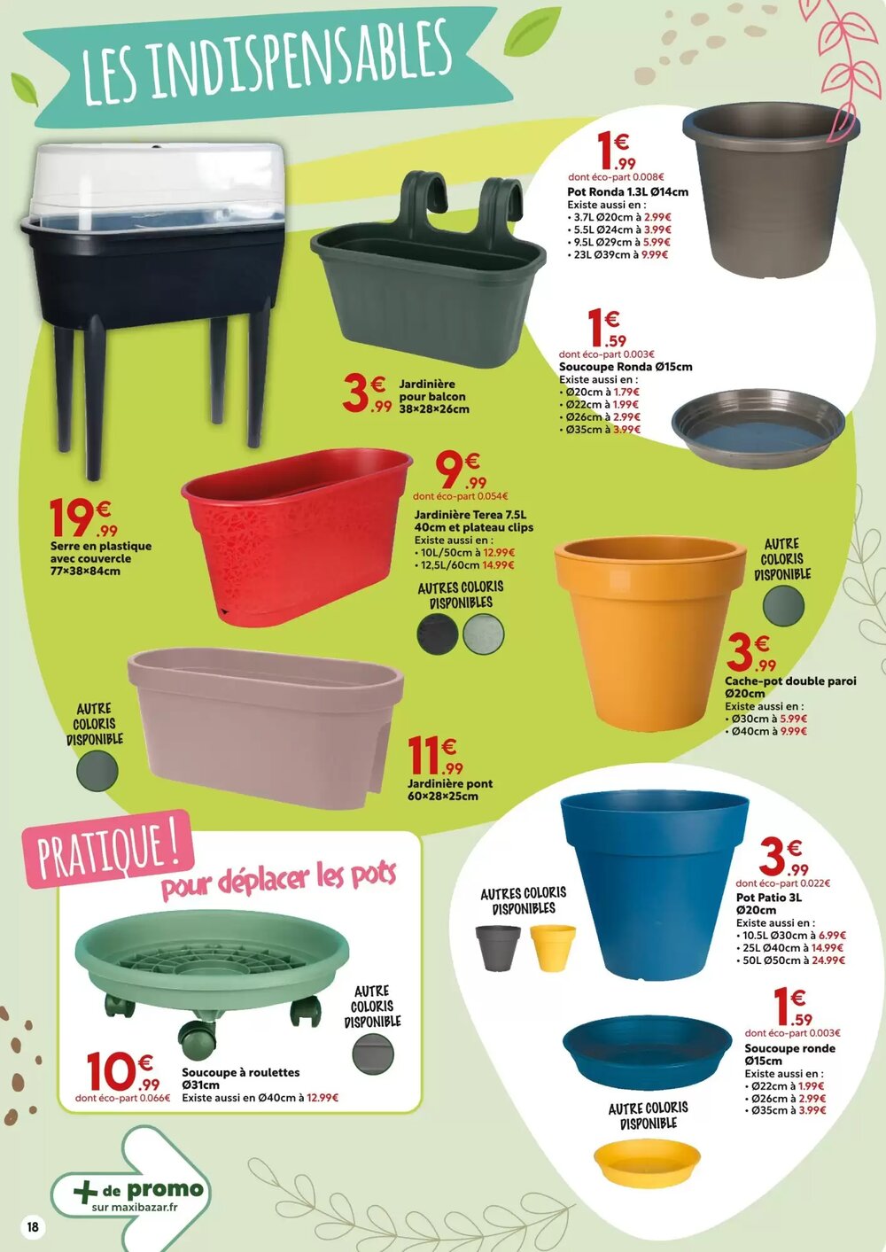 Prospectus promotionnel Maxi Bazar valable à partir du 04/03/2026 - Page 18.