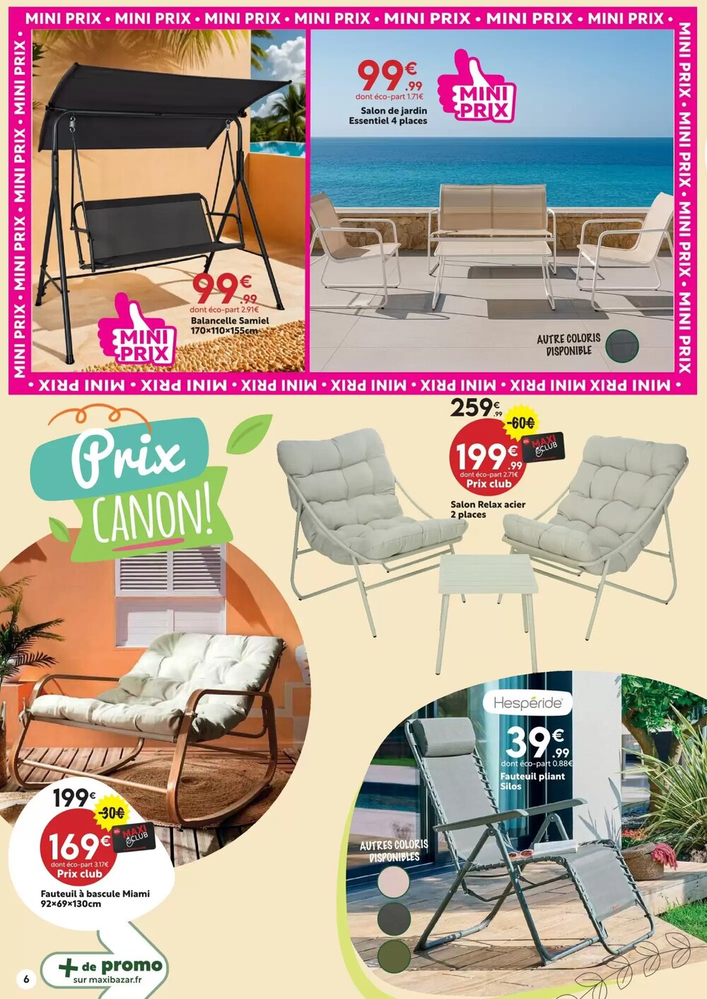 Prospectus promotionnel Maxi Bazar valable à partir du 04/03/2026 - Page 6.
