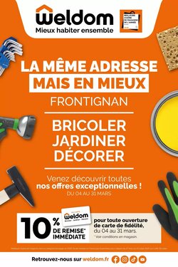 Prospectus promotionnel Weldom valable à partir du 04/03/2026