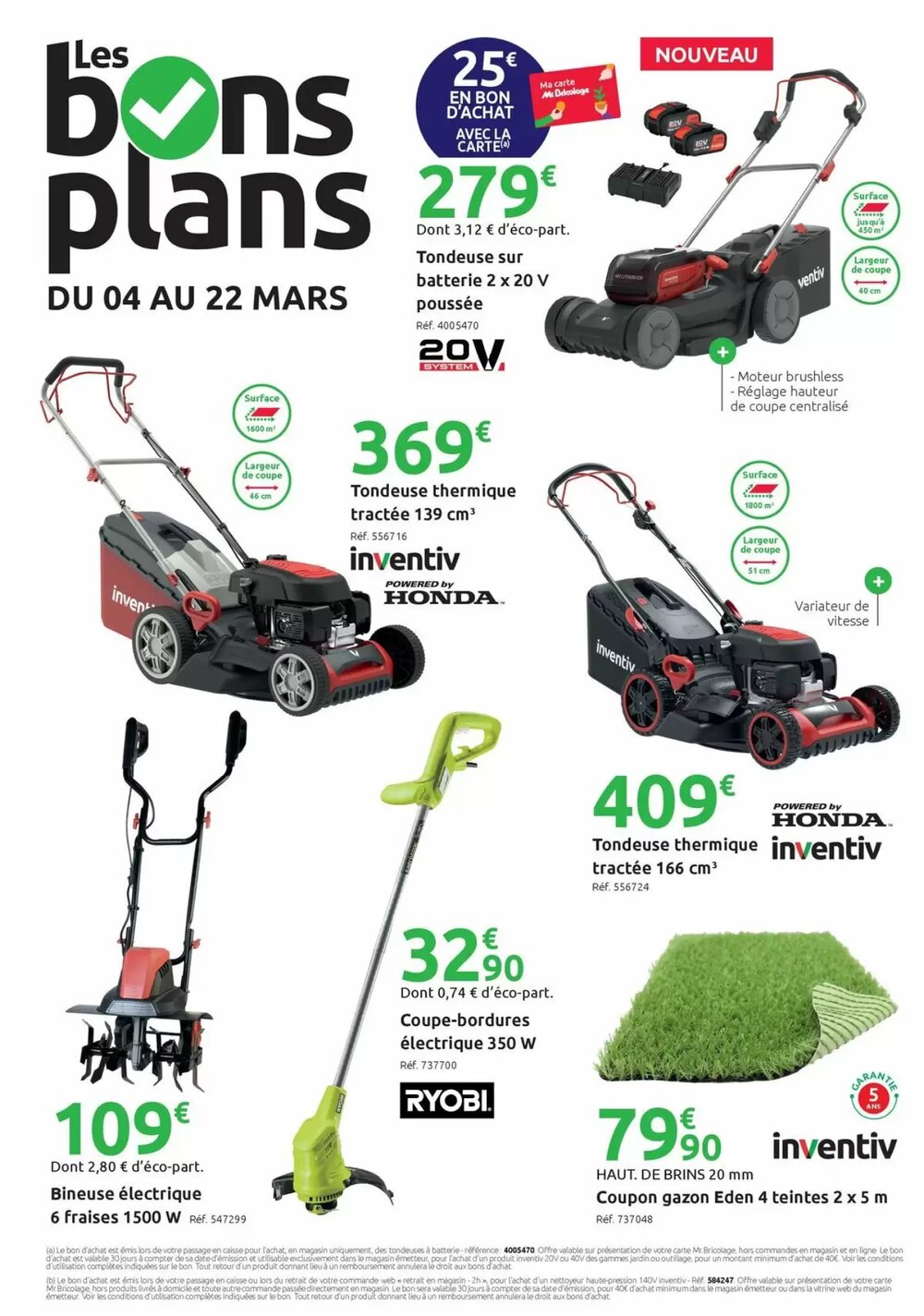 Prospectus promotionnel Mr Bricolage valable à partir du 04/03/2026 - Page 1.