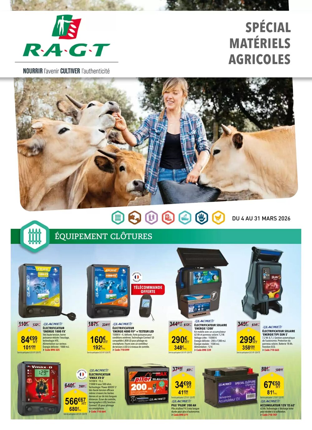 Prospectus promotionnel RAGT Jardin valable à partir du 04/03/2026 - Page 1.