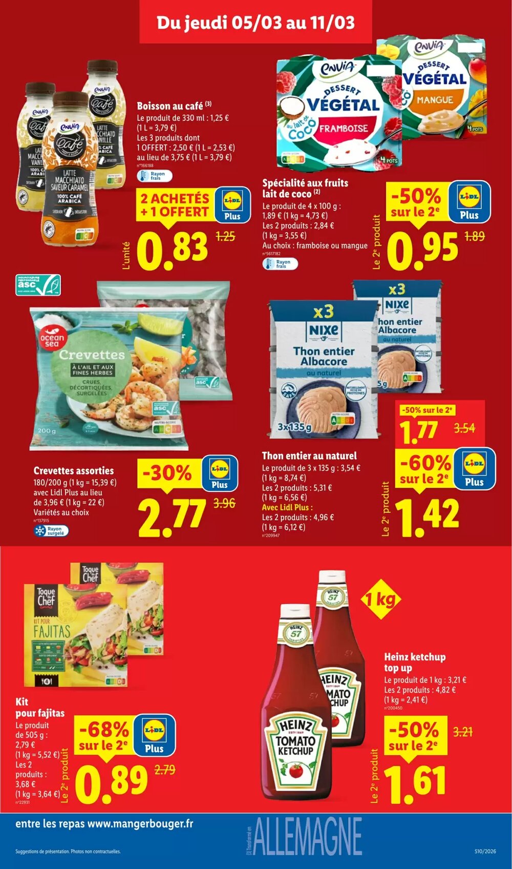 Prospectus promotionnel Lidl valable à partir du 05/03/2026 - Page 11.