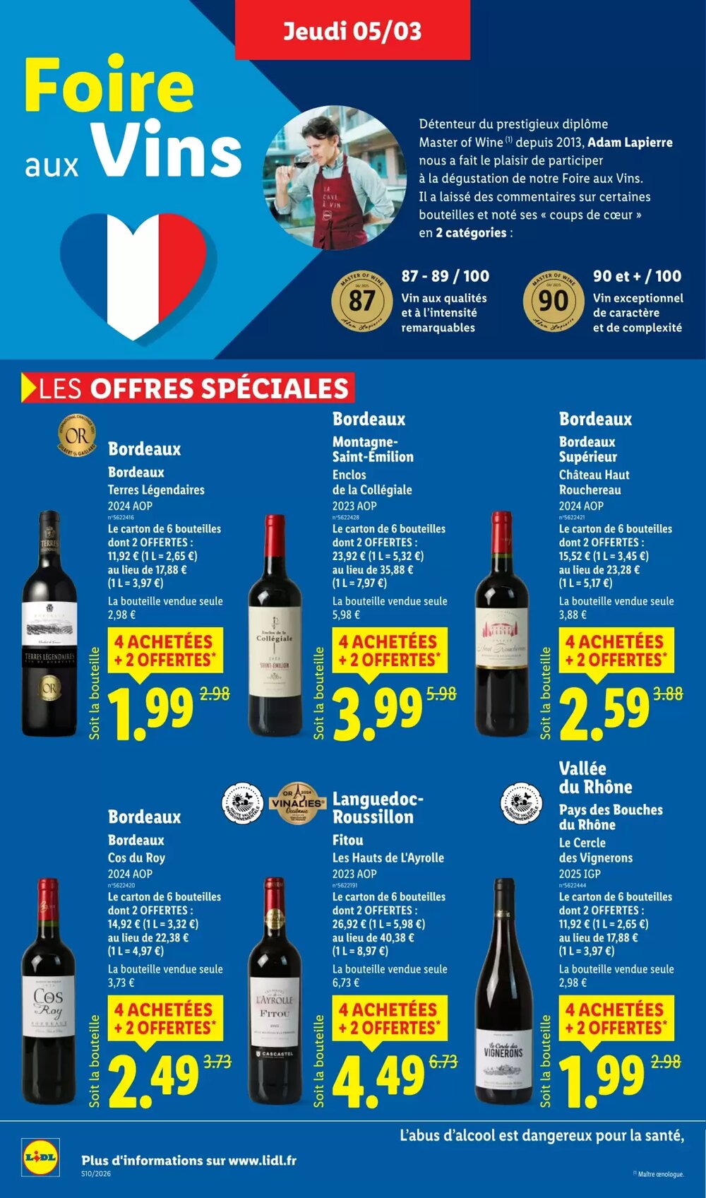 Prospectus promotionnel Lidl valable à partir du 05/03/2026 - Page 16.