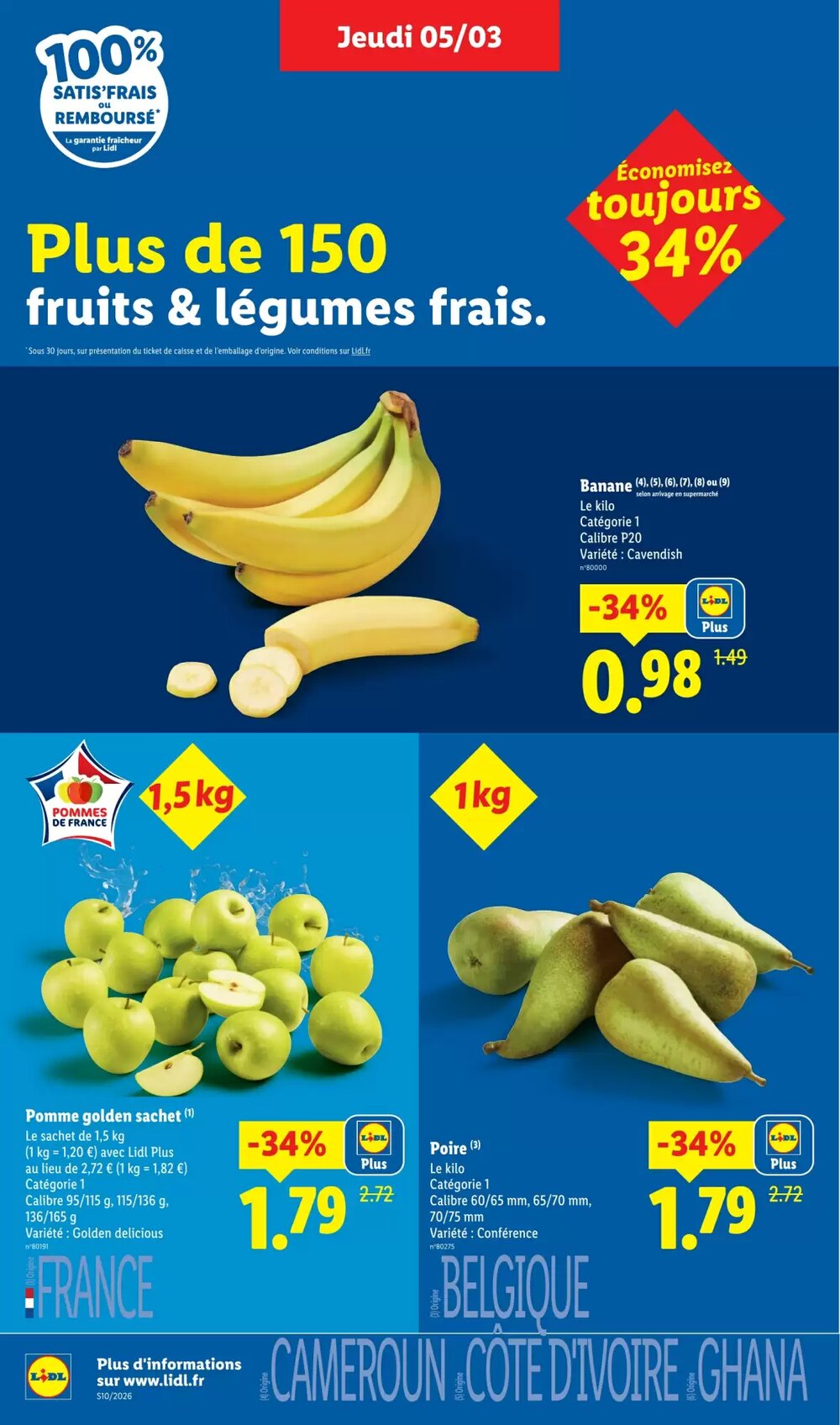 Prospectus promotionnel Lidl valable à partir du 05/03/2026 - Page 2.