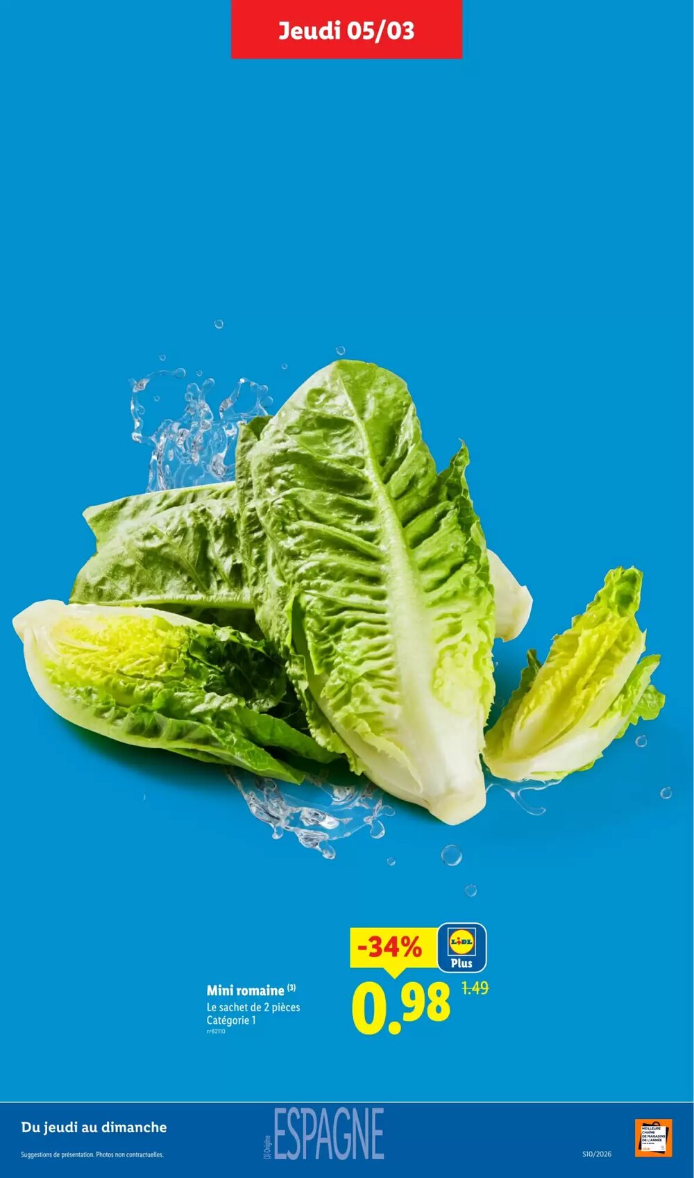 Prospectus promotionnel Lidl valable à partir du 05/03/2026 - Page 5.