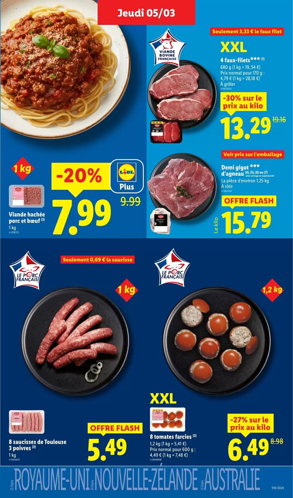 Prospectus promotionnel Lidl valable à partir du 05/03/2026 - Page 7.