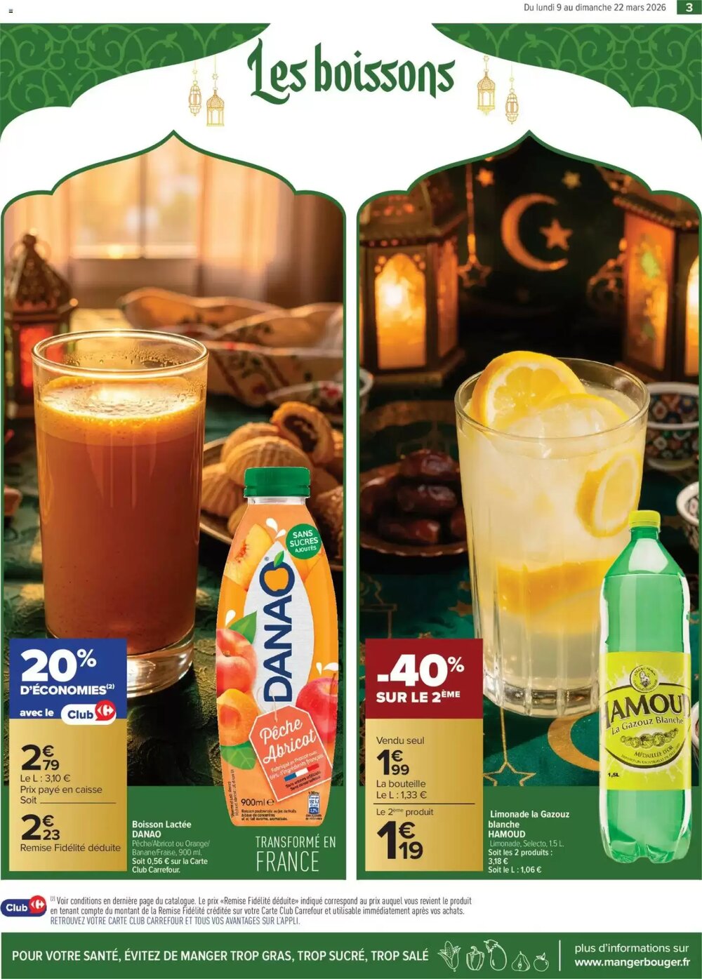 Prospectus promotionnel Carrefour valable à partir du 09/03/2026 - Page 3.