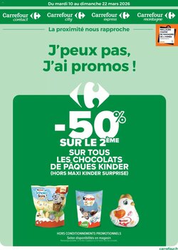 Prospectus promotionnel Carrefour valable à partir du 10/03/2026