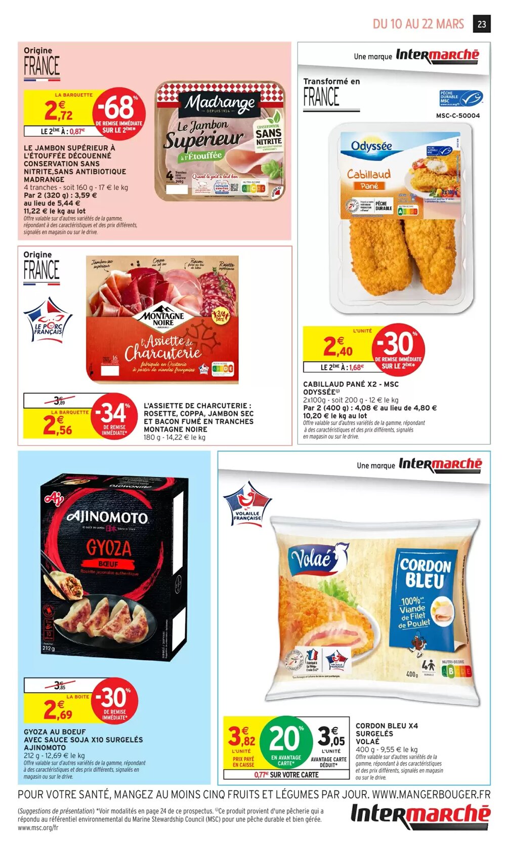 Prospectus promotionnel Intermarché Hyper valable à partir du 10/03/2026 - Page 23.