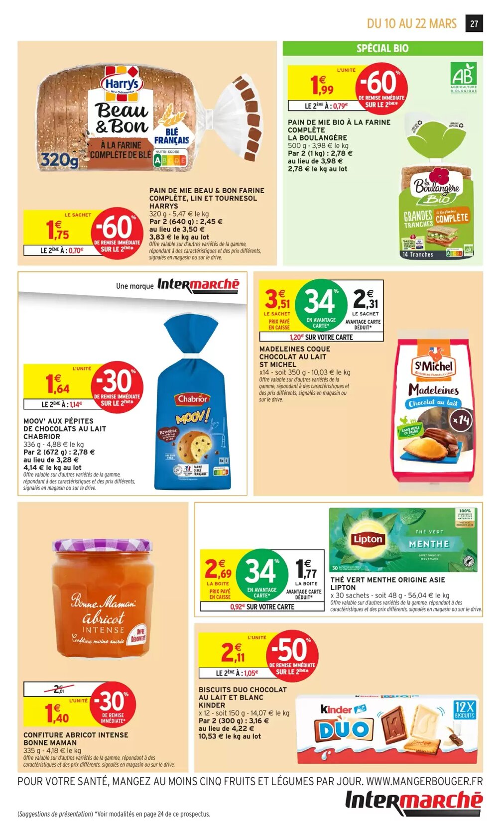 Prospectus promotionnel Intermarché Hyper valable à partir du 10/03/2026 - Page 27.