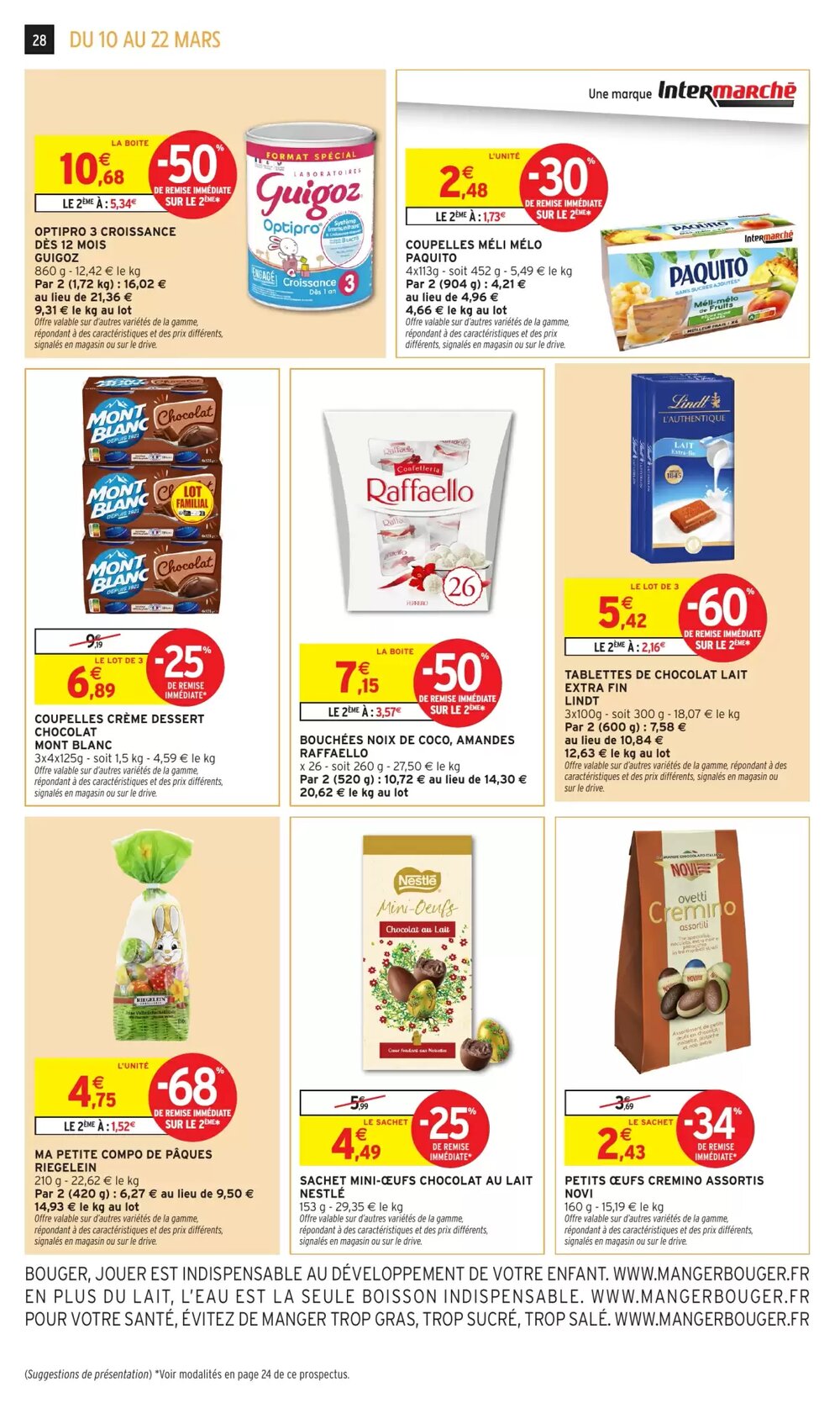 Prospectus promotionnel Intermarché Hyper valable à partir du 10/03/2026 - Page 28.