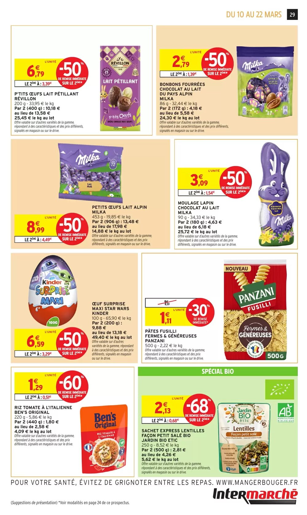Prospectus promotionnel Intermarché Hyper valable à partir du 10/03/2026 - Page 29.