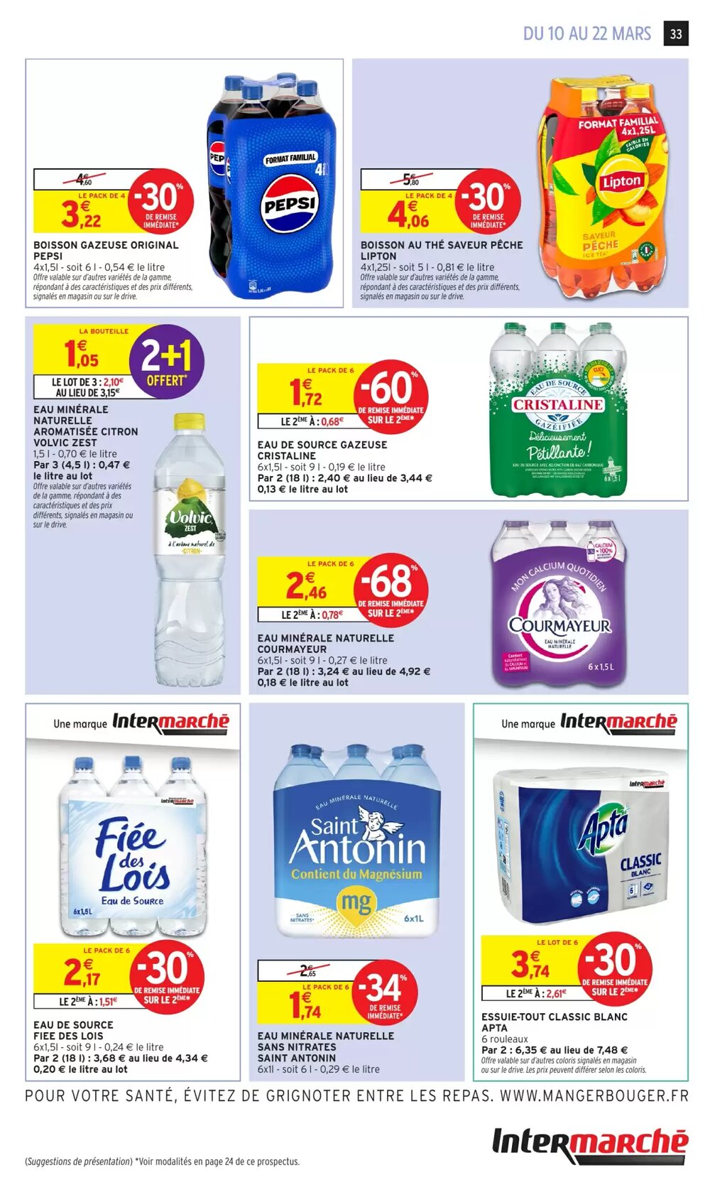 Prospectus promotionnel Intermarché Hyper valable à partir du 10/03/2026 - Page 33.