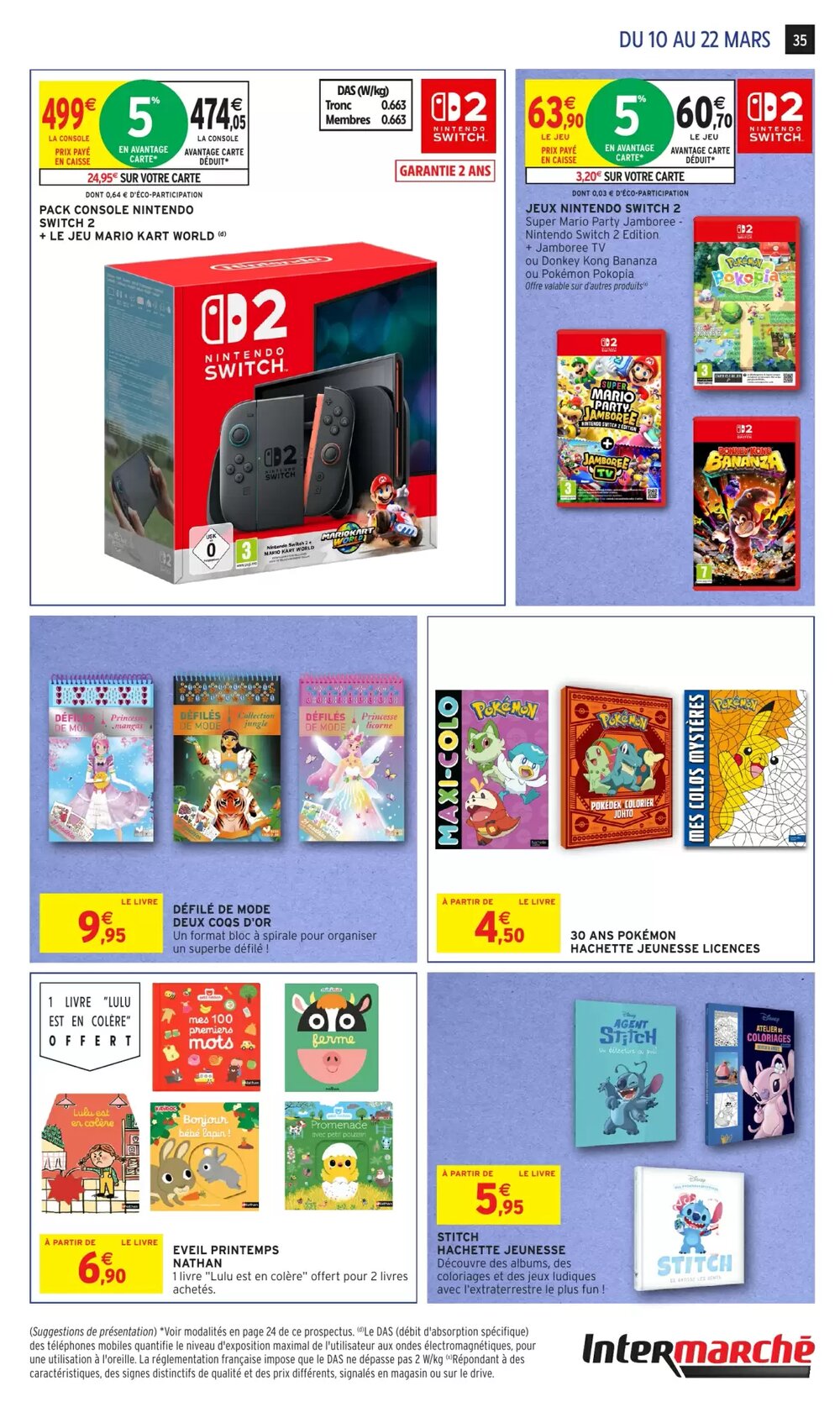 Prospectus promotionnel Intermarché Hyper valable à partir du 10/03/2026 - Page 35.