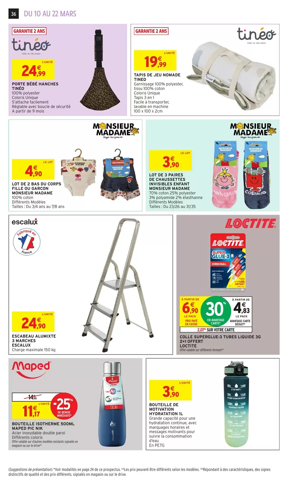 Prospectus promotionnel Intermarché Hyper valable à partir du 10/03/2026 - Page 36.
