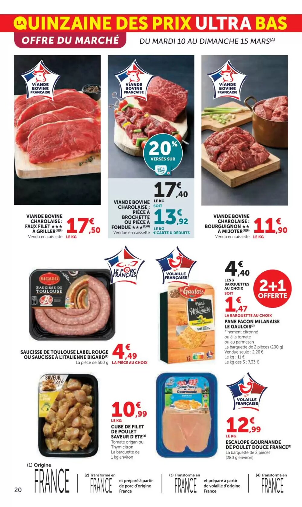 Prospectus promotionnel U Express valable à partir du 10/03/2026 - Page 20.