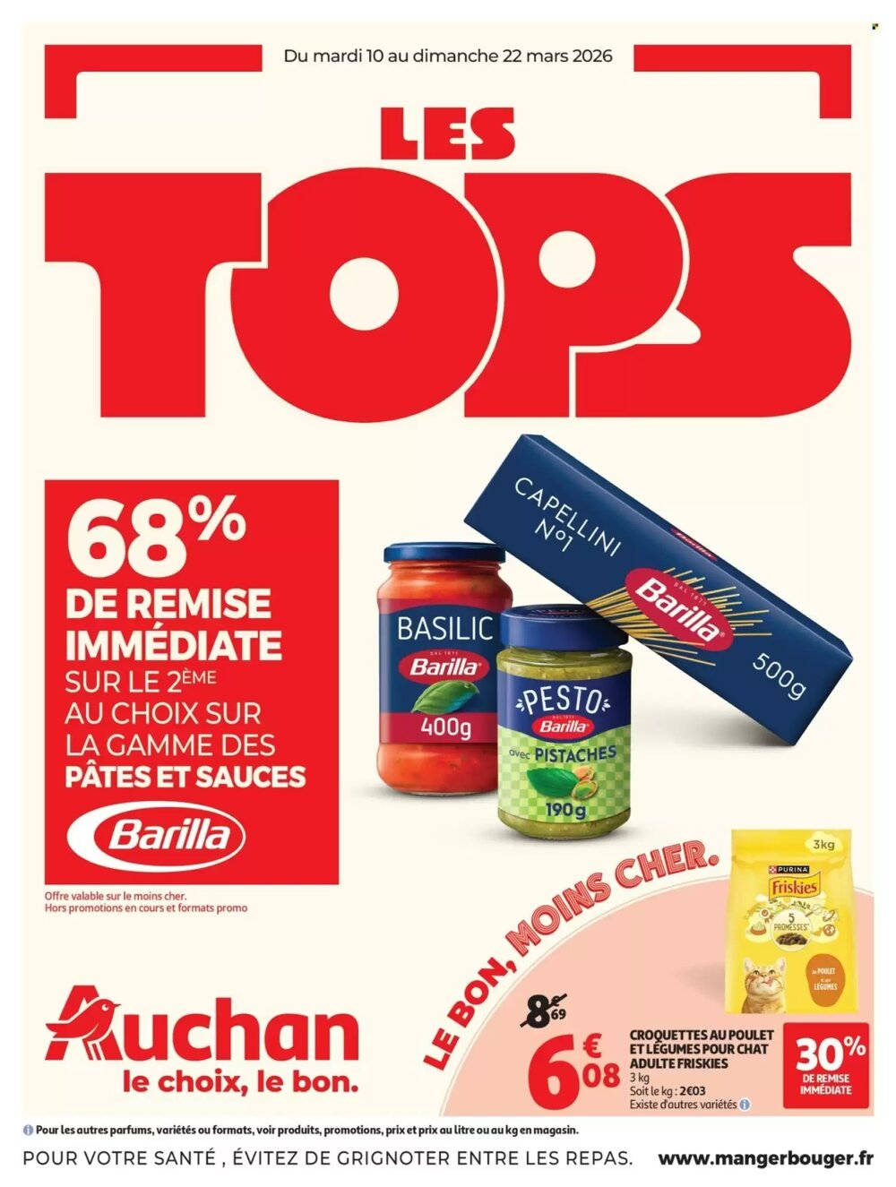 Prospectus promotionnel Auchan valable à partir du 10/03/2026 - Page 1.