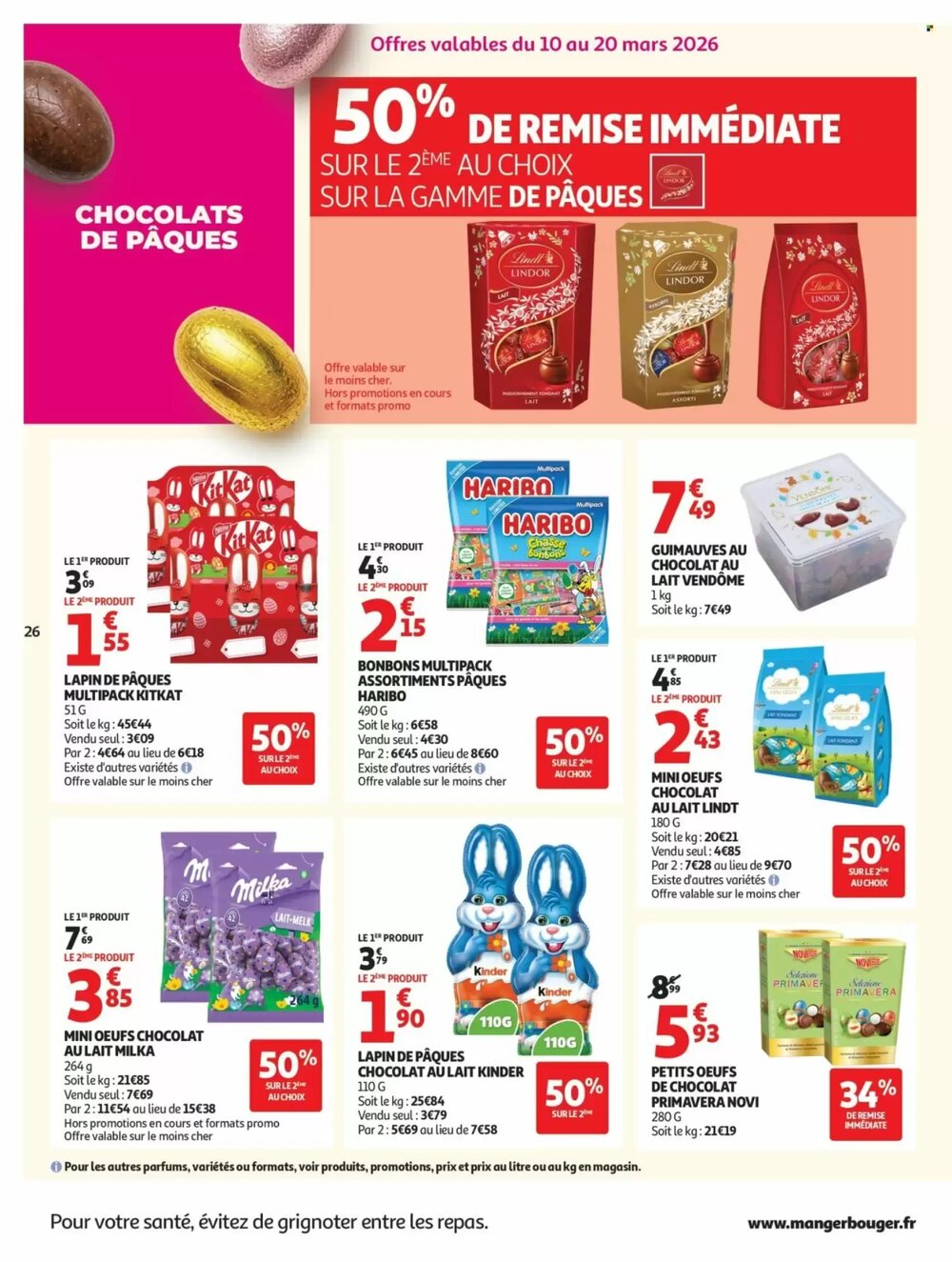 Prospectus promotionnel Auchan valable à partir du 10/03/2026 - Page 26.
