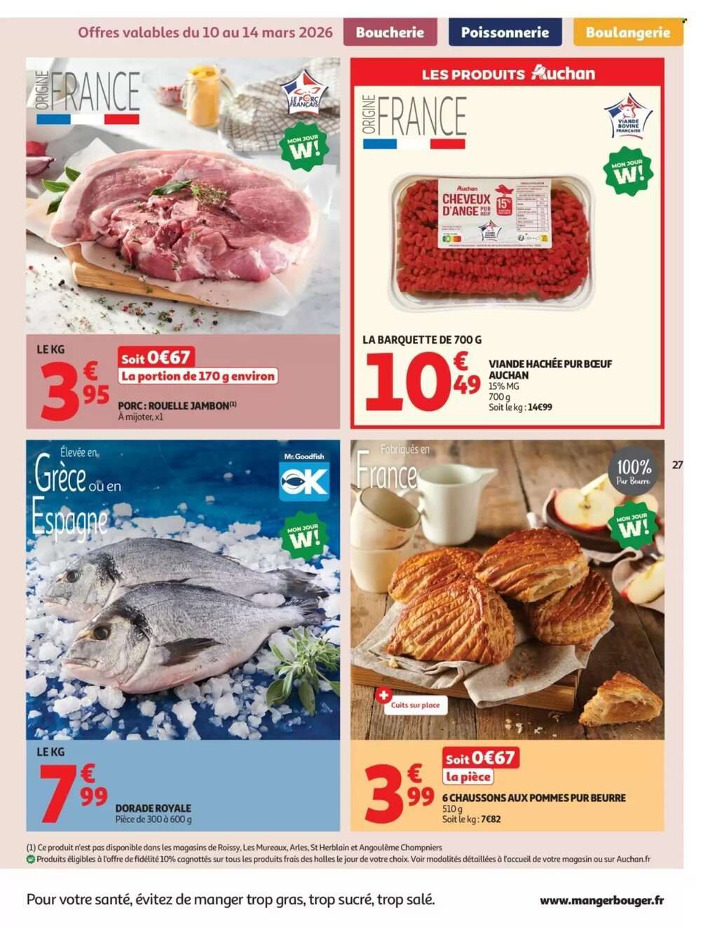 Prospectus promotionnel Auchan valable à partir du 10/03/2026 - Page 27.