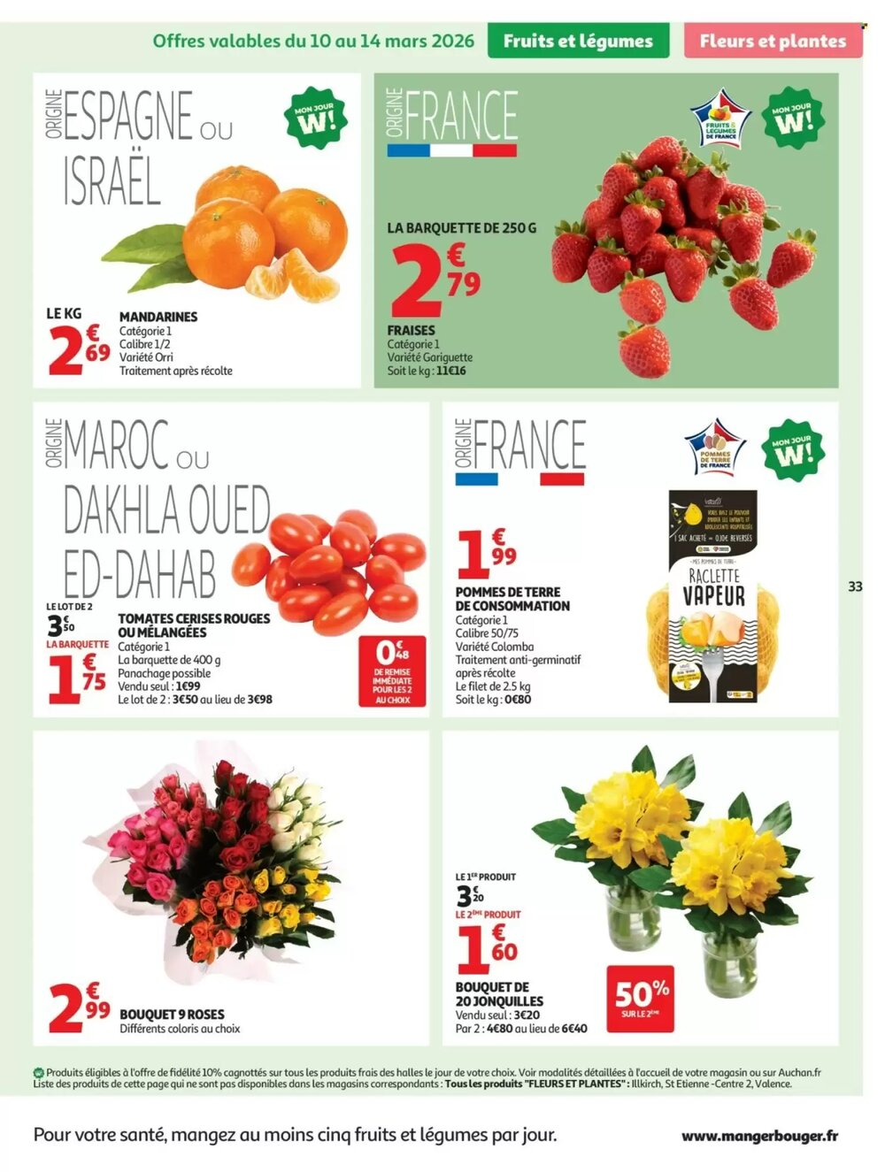 Prospectus promotionnel Auchan valable à partir du 10/03/2026 - Page 33.