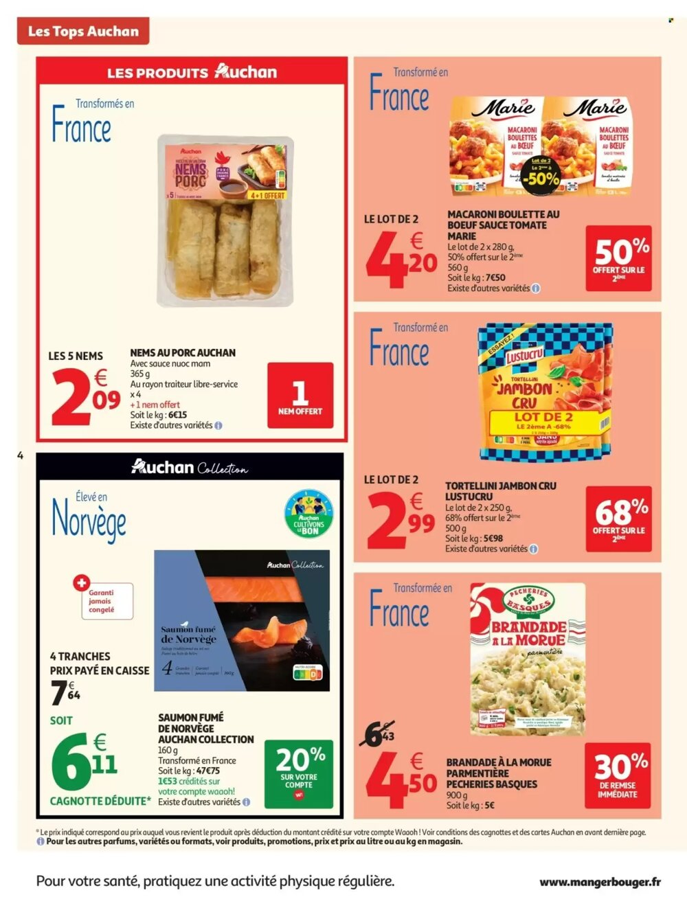 Prospectus promotionnel Auchan valable à partir du 10/03/2026 - Page 4.