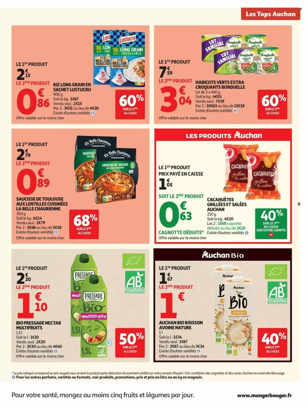 Prospectus promotionnel Auchan valable à partir du 10/03/2026 - Page 9.