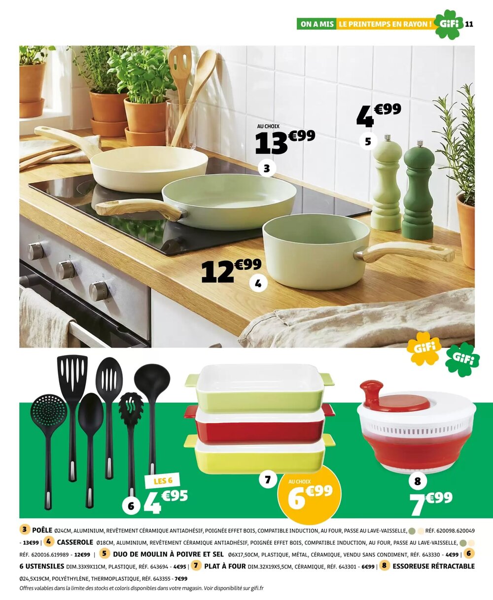 Prospectus promotionnel Gifi valable à partir du 10/03/2026 - Page 11.