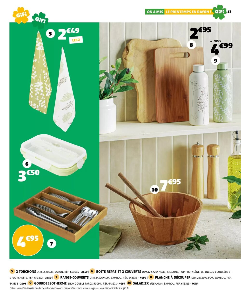 Prospectus promotionnel Gifi valable à partir du 10/03/2026 - Page 13.