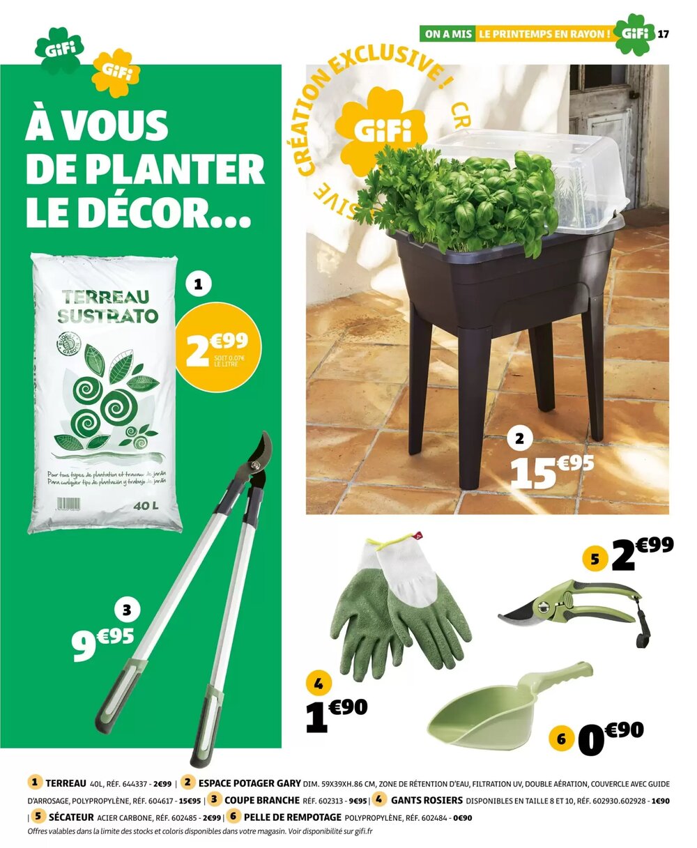 Prospectus promotionnel Gifi valable à partir du 10/03/2026 - Page 17.