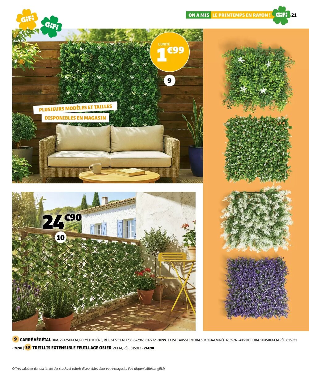 Prospectus promotionnel Gifi valable à partir du 10/03/2026 - Page 21.