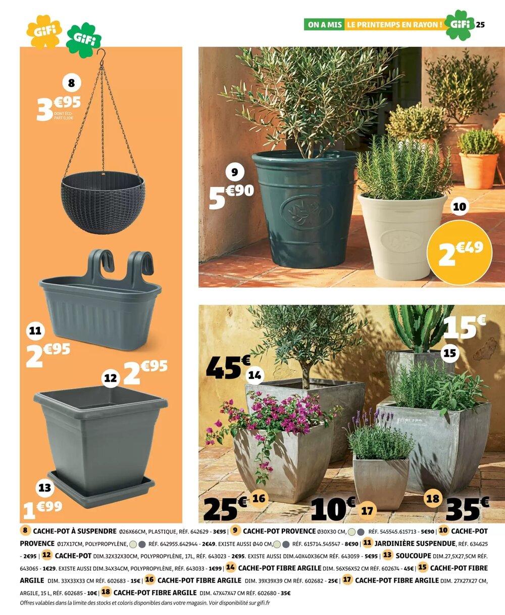 Prospectus promotionnel Gifi valable à partir du 10/03/2026 - Page 25.